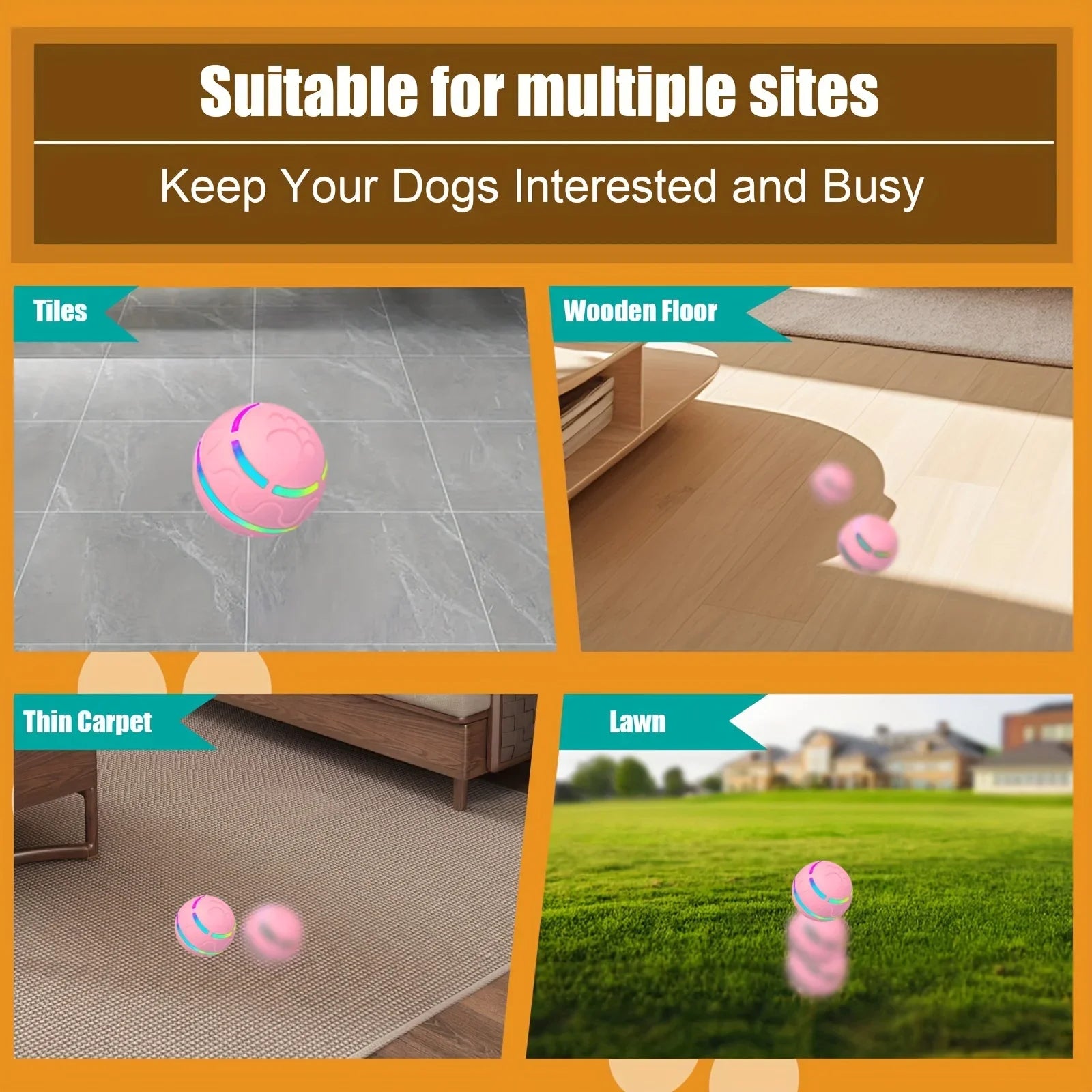 WigglePaws Shaky Ball Toy for Dogs