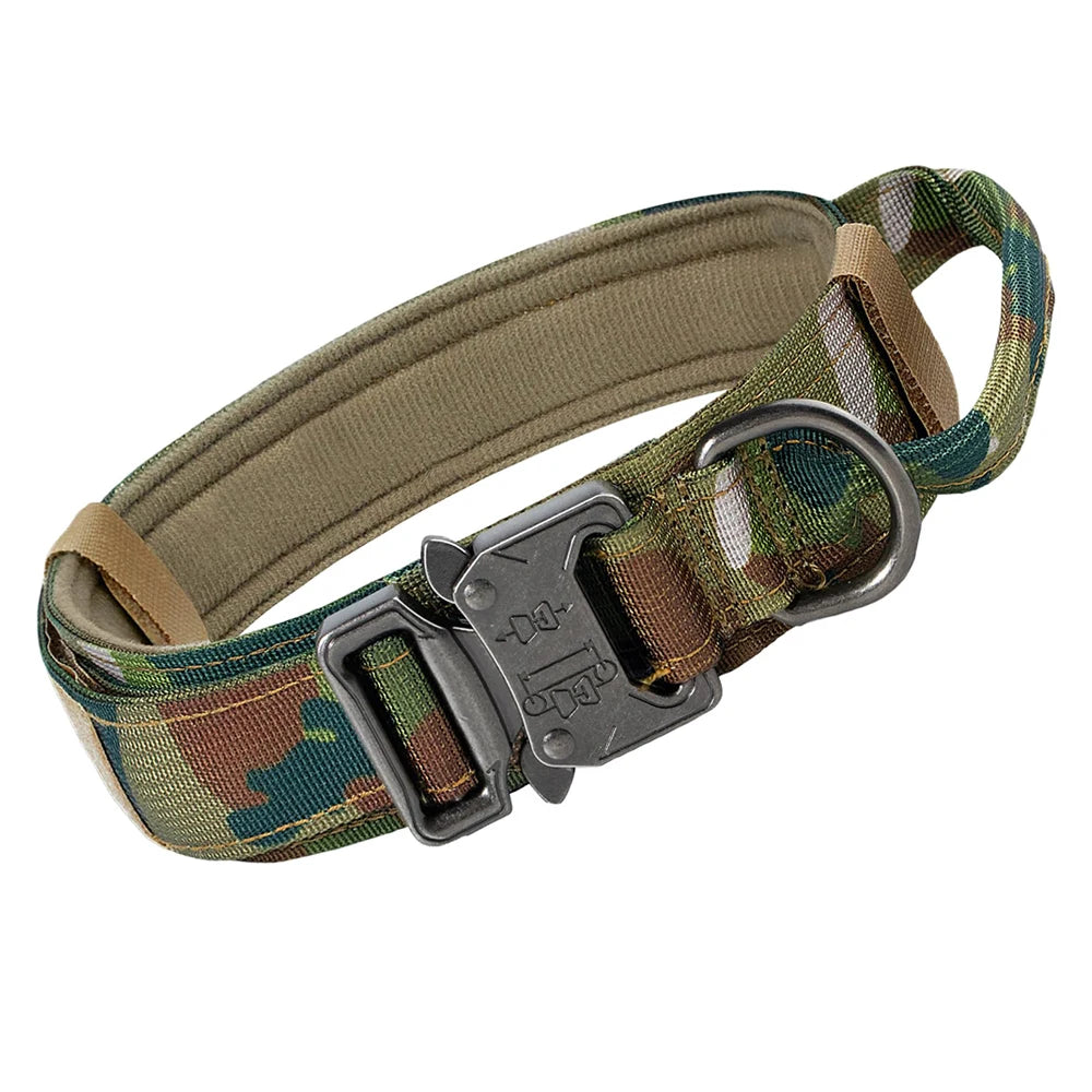 🐕 Tactical Dog Collar with Handle