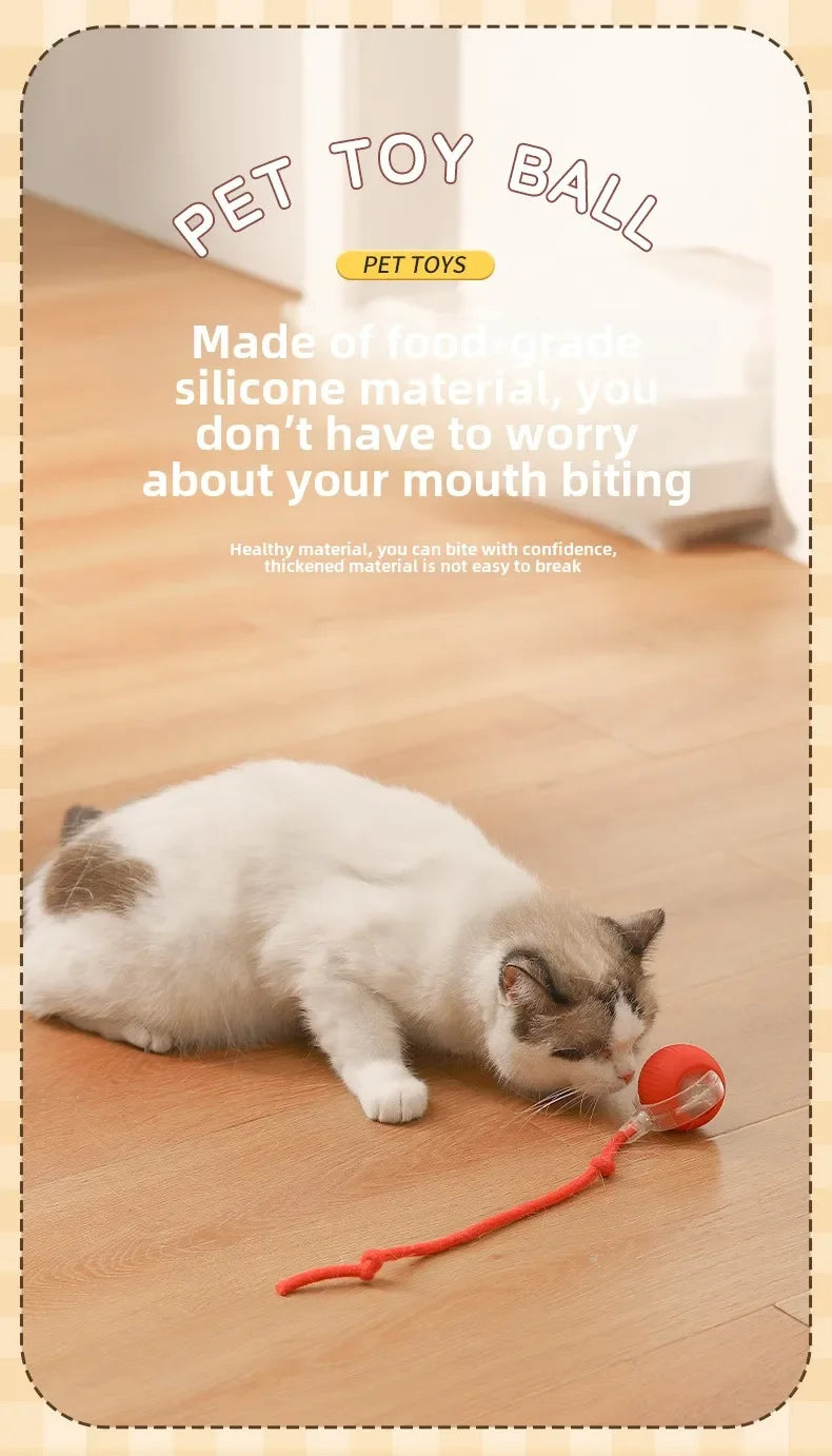 Intelligent Electric Cats Toys Rolling Ball