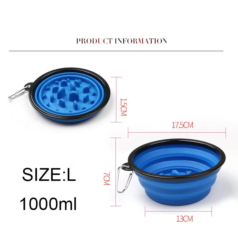 Collapsible Slow Feeding Bowl