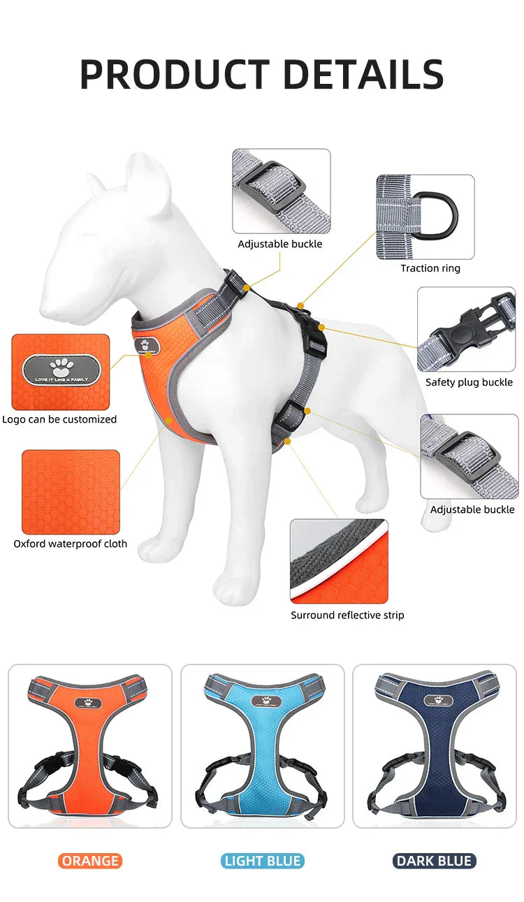 Dog Rainproof Harness Set