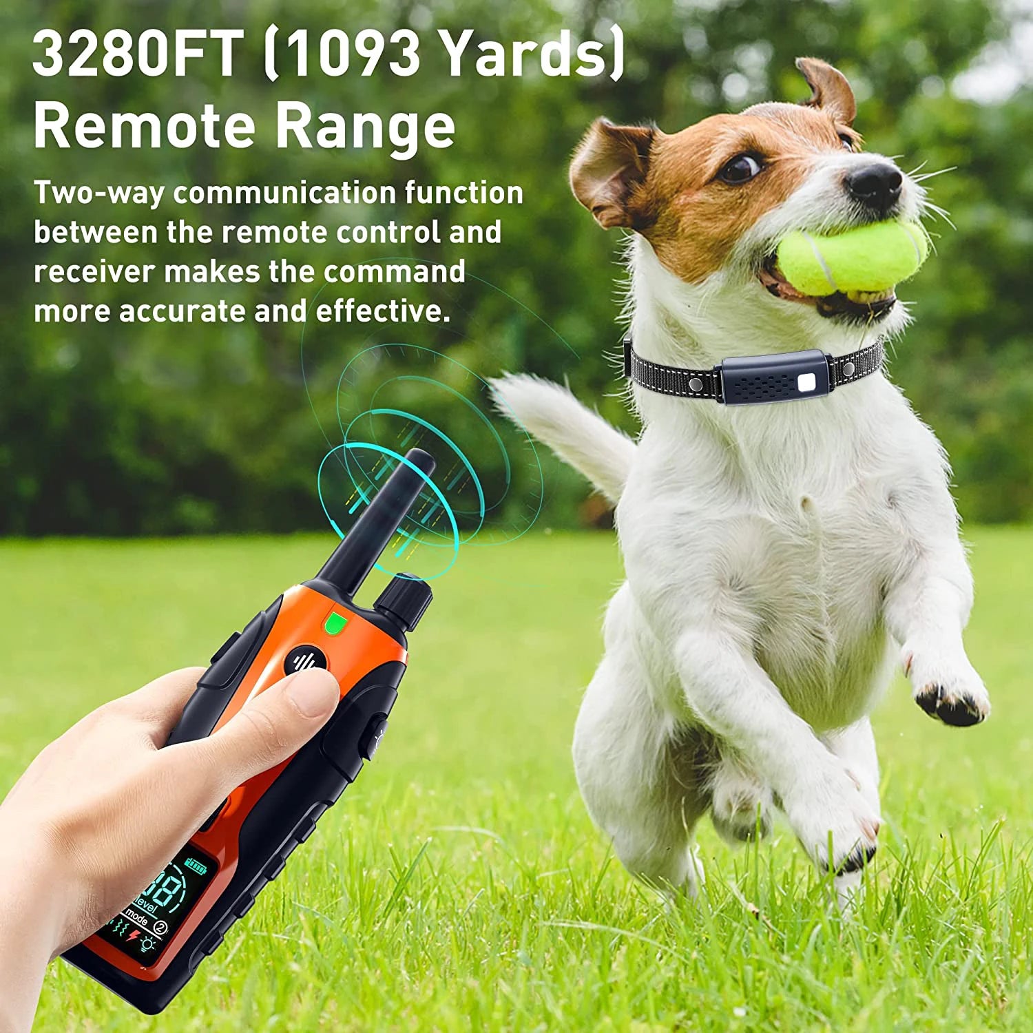 ⚡ Dog Training Collar – 3280ft Remote