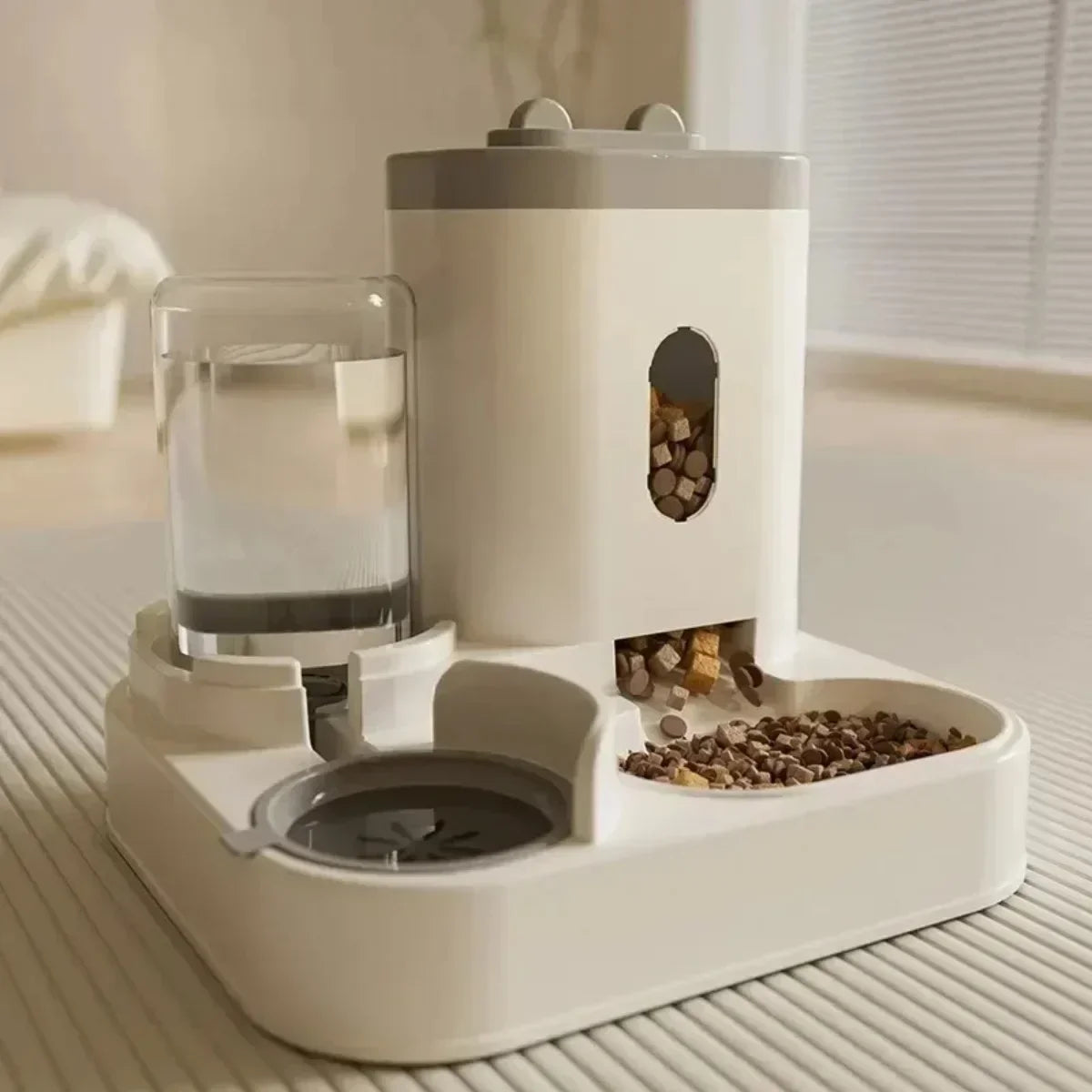 2-in-1 Automatic Pet Feeder & Water Dispenser