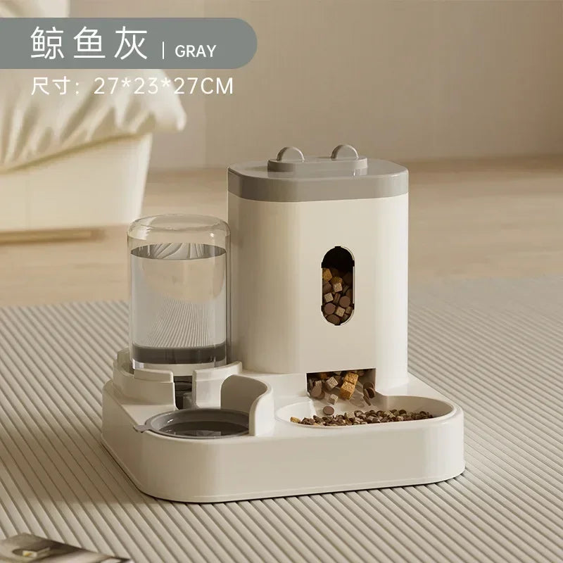 2-in-1 Automatic Pet Feeder & Water Dispenser